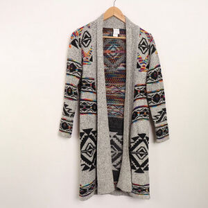 Northern angel aztec cardigan size small